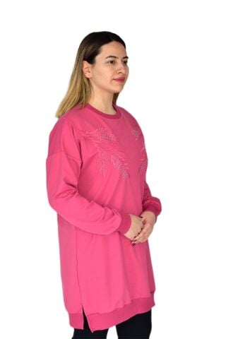 Kadın Nakışlı Tunik BGL-ST03276 NAR - 44