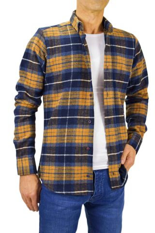 Erkek Uzun Kol Silim Fit Oduncu Gömlek BGL-ST01687