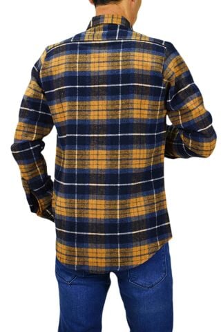 Erkek Uzun Kol Silim Fit Oduncu Gömlek BGL-ST01687