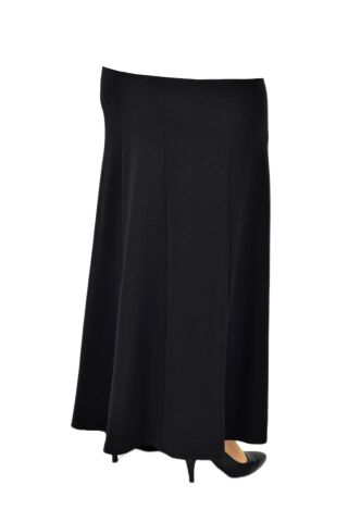 Kadın Kumaş Lastikli Kemer Balık Model Etek BGL-ST04204 SİYAH - 44