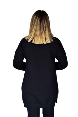 Kadın Nakışlı Tunik BGL-ST03276 SİYAH - 38