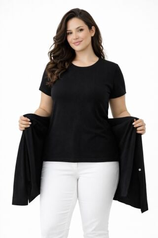 Kadın Anne Triko 2 Li  Hırka Takım BGL-ST05294