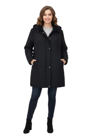 Kadın Kapitone Kapüşonlu İçi Peluş Mont BGL-ST05025