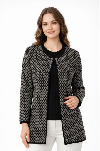 Kadın Anne Triko 2 Li  Hırka Takım BGL-ST05296