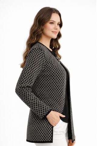 Kadın Anne Triko 2 Li  Hırka Takım BGL-ST05296