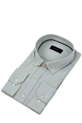 Erkek Büyük Beden Klasik Tek Cepli Uzun Kol Gömlek BGL-ST04342