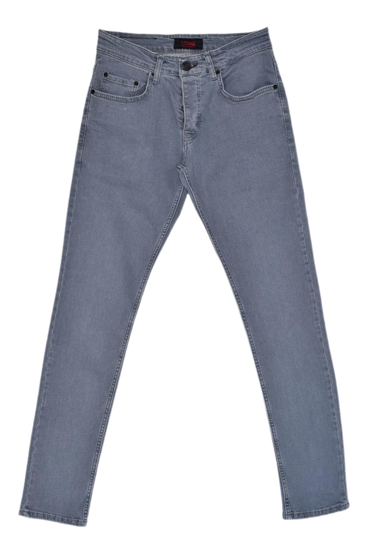 Erkek Jeans Pantolon Silim Fitt 310 BGL-ST03463 GRİ - 32/34