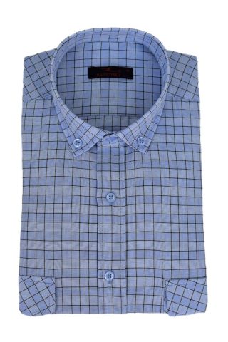 Erkek Klasik Çift Cep Kapaklı Uzun Kol Gömlek BGL-ST03559