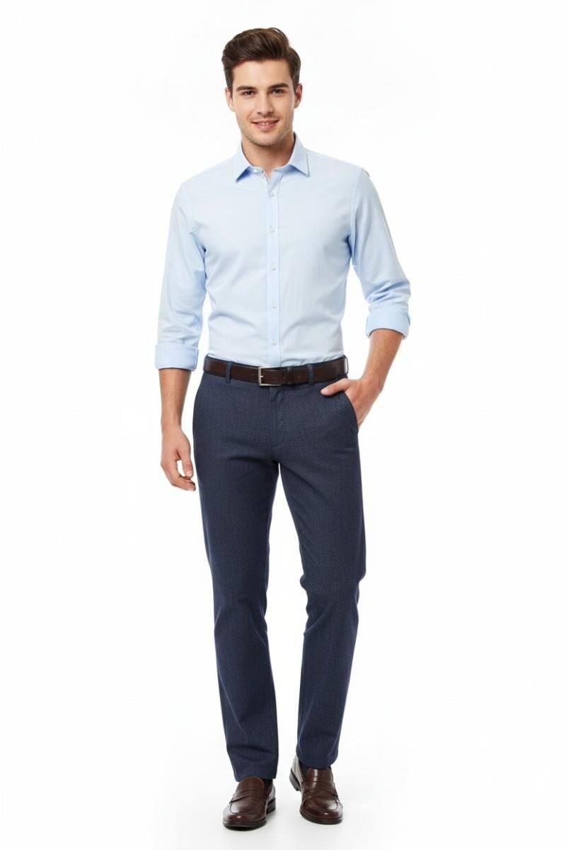 Erkek Kışlık Kanvas Pantolon BGL-ST03958 LACİVERT - 54