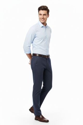 Erkek Kışlık Kanvas Pantolon BGL-ST03958 LACİVERT - 54
