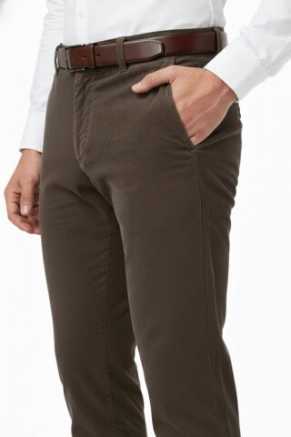 Erkek Kadife Pantolon Regular Kalıp BGL-ST05055 KAHVE - 50