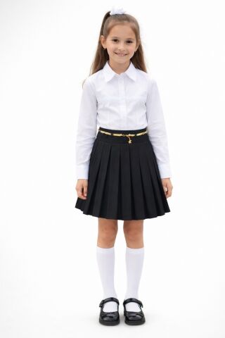 Kız Çocuk Siyah Piliseli Etek BGL-ST05509