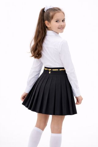 Kız Çocuk Siyah Piliseli Etek BGL-ST05509