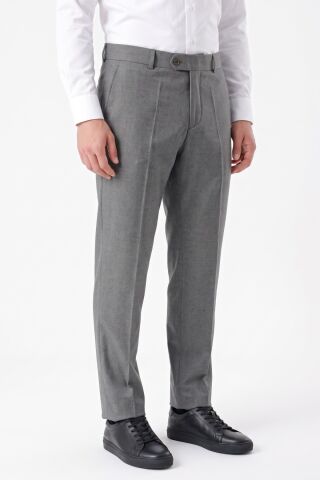 Erkek Gri Kumaş Lise Okul Pantolonu Klasik Kesim BGL-ST05676