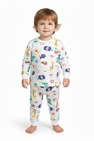 Erkek Çocuk Baskılı Pijama Takım BGL-ST05259