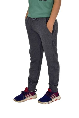 Çocuk Eşofman Altı Paça Manşetli Kız Erkek BGL-ST04726 SİYAH - 8 YAŞ