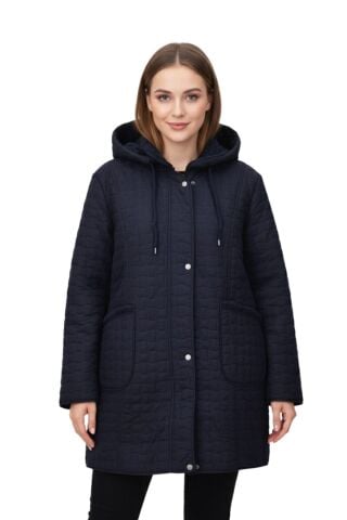 Kadın Kapitone Kapüşonlu İçi Peluş Mont BGL-ST05024