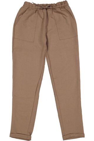 Çocuk Cepli Duble Paça Eşofman Alt BGL-ST03862 SİYAH - 15 YAŞ