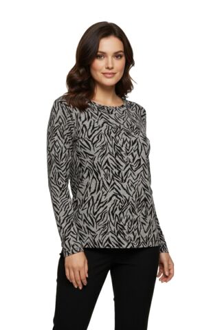 Kadın Yumoş Sıfır Yaka Bluz BGL-ST05143