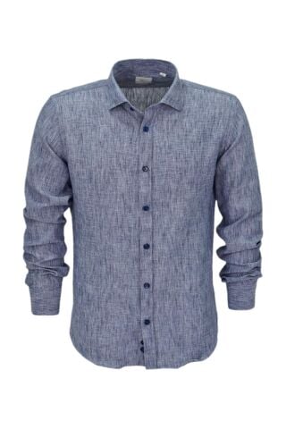 Erkek Yazlık Slim Fitt Uzun Kol Gömlek 2431 BGL-ST04755