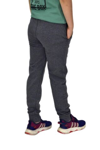 Çocuk Eşofman Altı Paça Manşetli Kız Erkek BGL-ST04726 FÜME - 15 YAŞ