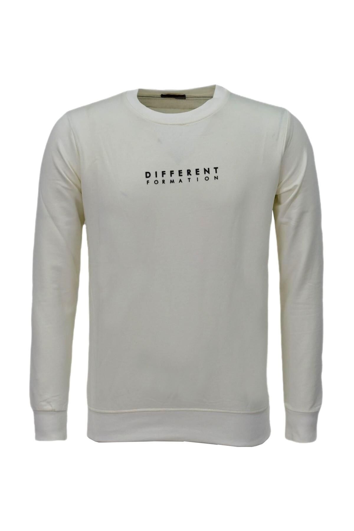 Erkek Spor Mevsimlik Sıfır Yaka Sweatshirt BGL-ST03933 2XL