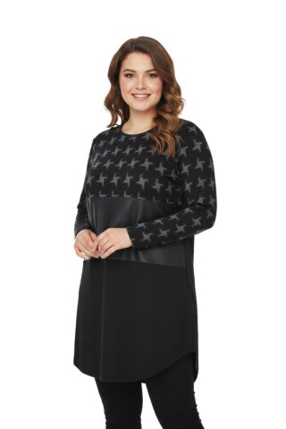 Kadın Mevsimlik Tunik 9765 BGL-ST02280 SİYAH - 44