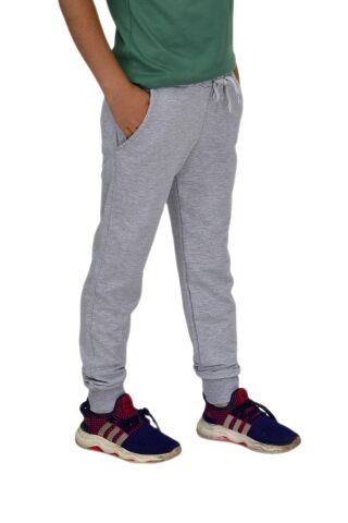 Çocuk Eşofman Altı Paça Manşetli Kız Erkek BGL-ST04726 GRİ - 14 YAŞ