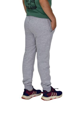 Çocuk Eşofman Altı Paça Manşetli Kız Erkek BGL-ST04726 GRİ - 14 YAŞ