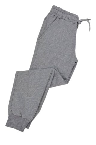 Çocuk Eşofman Altı Paça Manşetli Kız Erkek BGL-ST04726 GRİ - 14 YAŞ