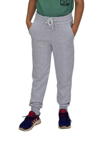 Çocuk Eşofman Altı Paça Manşetli Kız Erkek BGL-ST04726 GRİ - 14 YAŞ