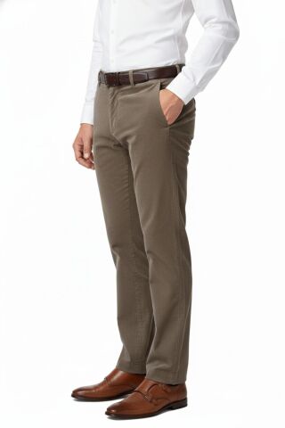 Erkek Kadife Pantolon Regular Kalıp BGL-ST05055 VİZON - 52