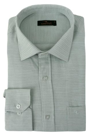 Erkek Klasik Uzun Kol Petek Dokulu Gömlek BGL-ST02762