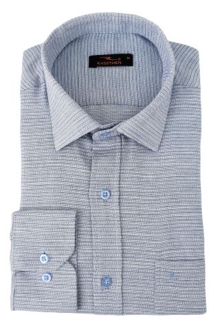 Erkek Klasik Uzun Kol Petek Dokulu Gömlek BGL-ST02762