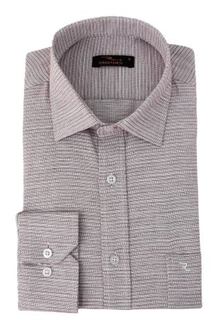 Erkek Klasik Uzun Kol Petek Dokulu Gömlek BGL-ST02762