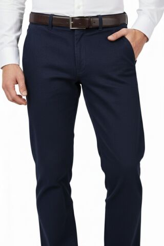 Erkek Kışlık Kanvas Pantolon Klasik Kalıp 1368 BGL-ST04826 A.LACİVERT - 44