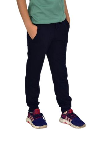 Çocuk Eşofman Altı Paça Manşetli Kız Erkek BGL-ST04726 LACİVERT - 15 YAŞ