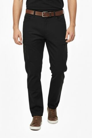 Erkek Kışlık Soft Jel Taktik İçi Polar Pantolon Regular BGL-ST05178 SİYAH - 2XL