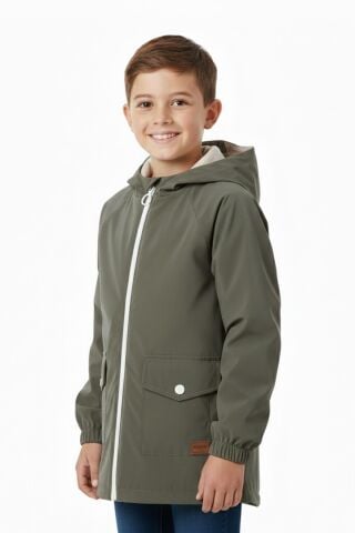 Erkek Çocuk Mevsimlik Yagmurluk Mont BGL-ST05263 HAKİ - 8 YAŞ
