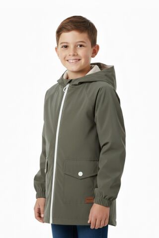 Erkek Çocuk Mevsimlik Yagmurluk Mont BGL-ST05263 HAKİ - 7 YAŞ
