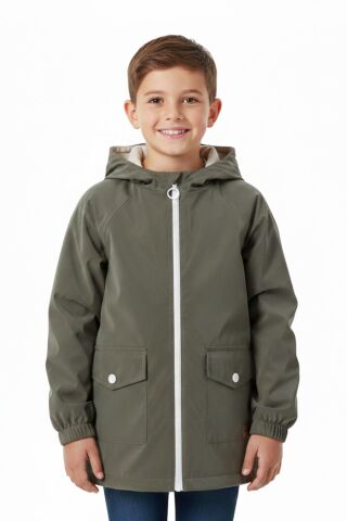 Erkek Çocuk Mevsimlik Yagmurluk Mont BGL-ST05263 HAKİ - 8 YAŞ