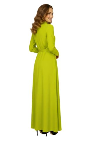 Kadın Yeşil Yuvarlak Yaka Elbise MSK1205