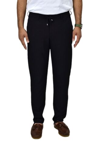 Erkek Jogger Gofre Lastikli Pantolon 1998 BGL-ST04423 SİYAH - 46