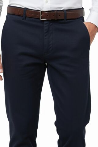 Erkek Kışlık Kanvas Pantolon Klasik Kalıp 1368 BGL-ST04826 LACİVERT - 48