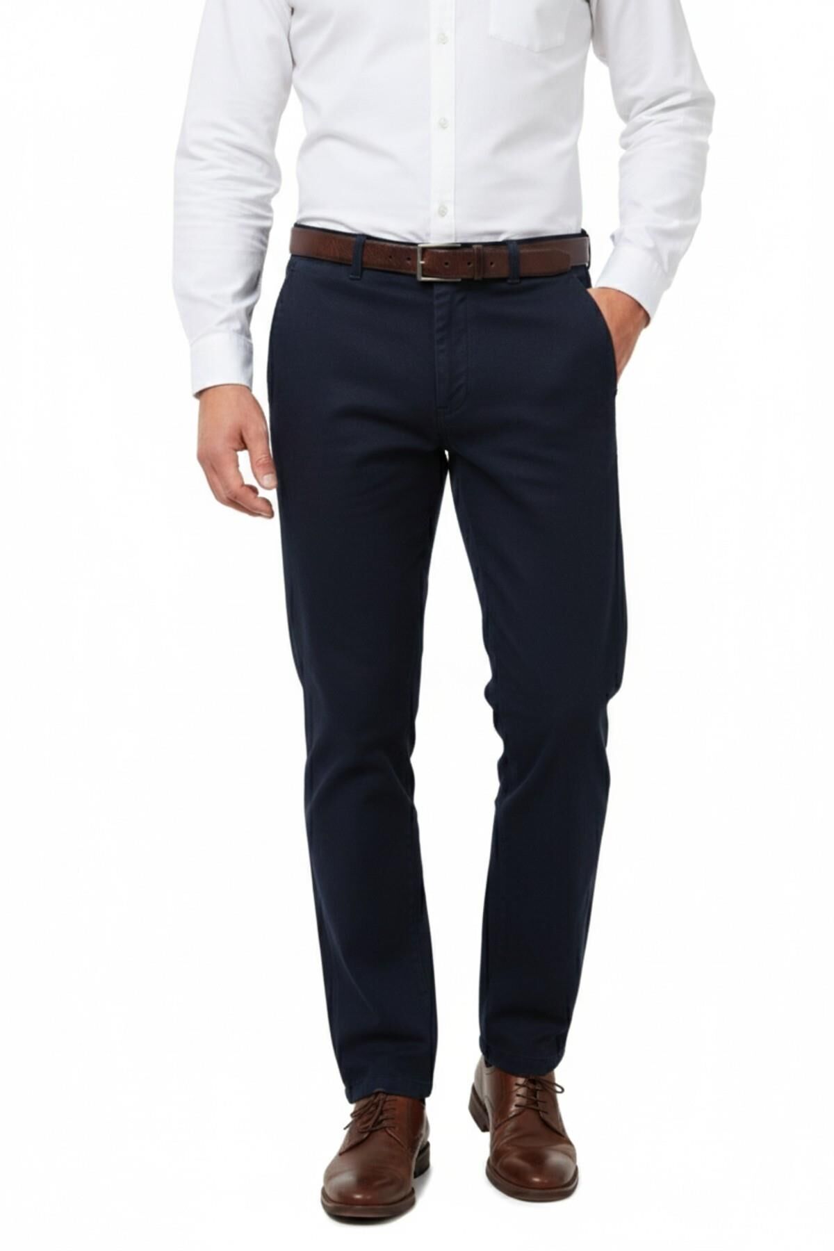 Erkek Kışlık Kanvas Pantolon Klasik Kalıp 1368 BGL-ST04826 LACİVERT - 50