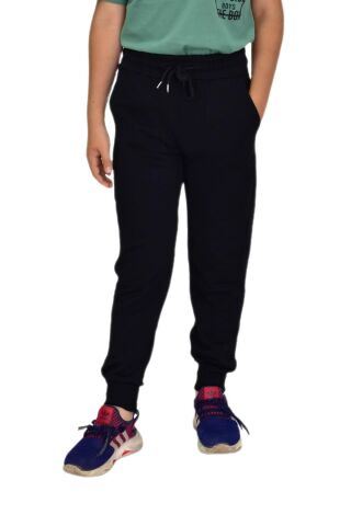 Çocuk Eşofman Altı Paça Manşetli Kız Erkek BGL-ST04726 SİYAH - 14 YAŞ