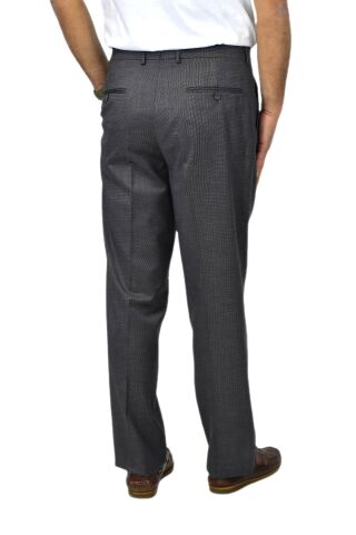 Erkek Pileli Klasik  Kumaş Pantolon P1174 BGL-ST04410 SİYAH - 48