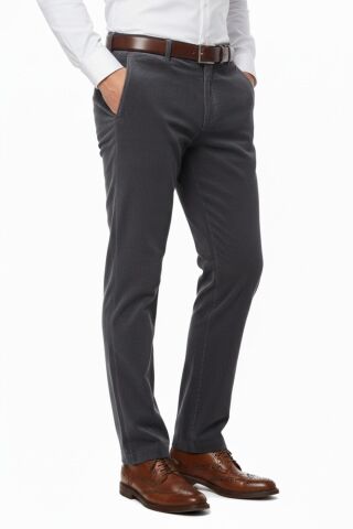 Erkek Kışlık Kadife Pantolon Klasik Kalıp BGL-ST04827 K.GRİ - 52