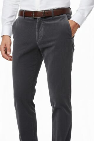 Erkek Kışlık Kadife Pantolon Klasik Kalıp BGL-ST04827 K.GRİ - 52