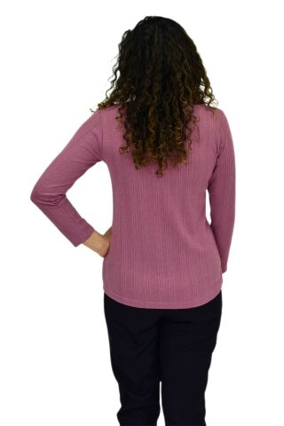 Kadın Taşlı Kaşkorse Bluz BGL-ST04136